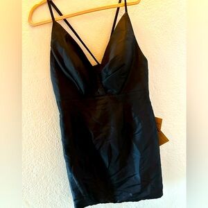 Light in the box/ black Silk dress